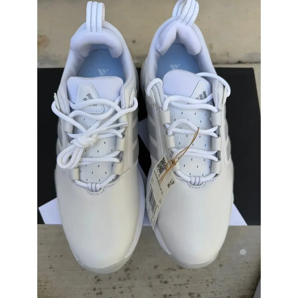 adidas Women's W Adipower 26 SL, golf shoes, NWT White/Silver/Grey, 8